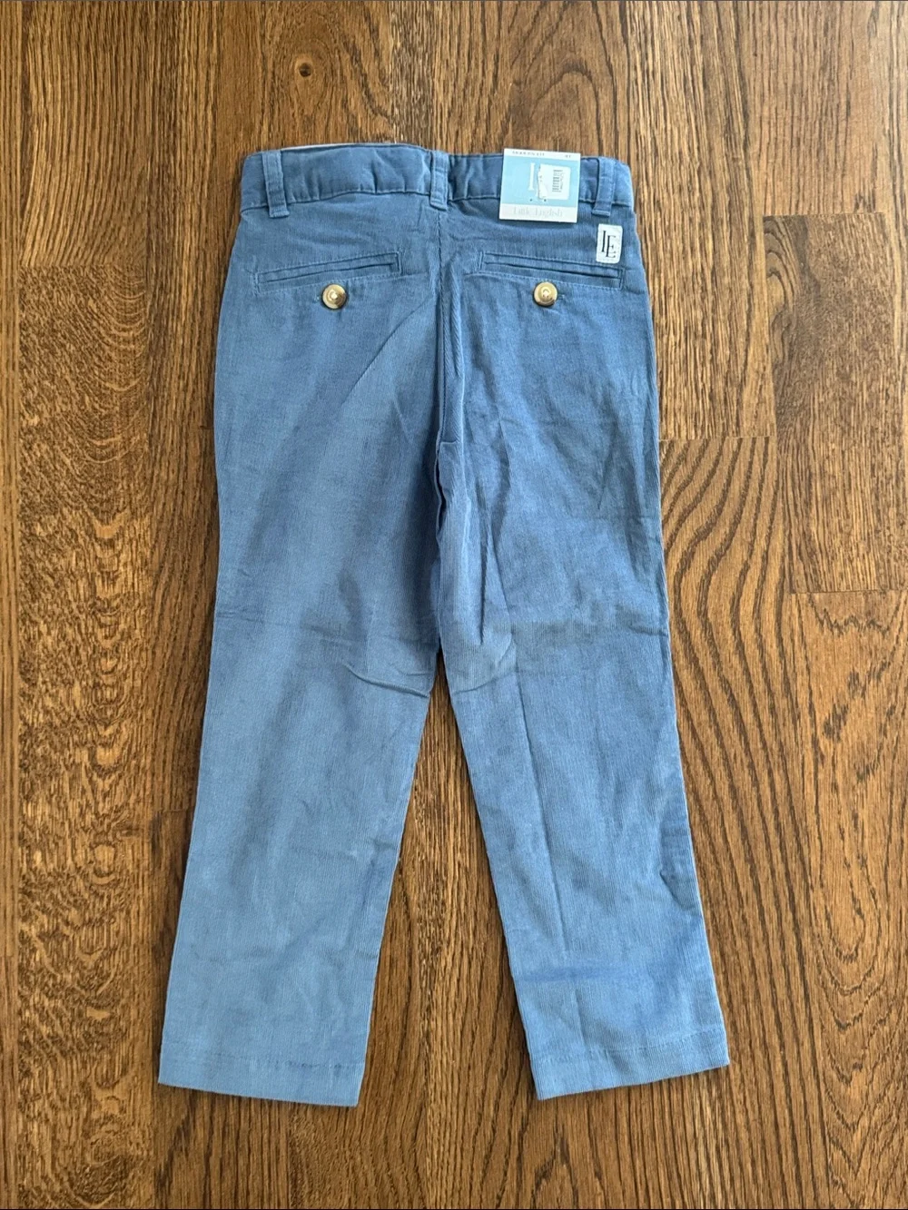Little English Pull On Pants - Stormy Blue Corduroy New With Tags